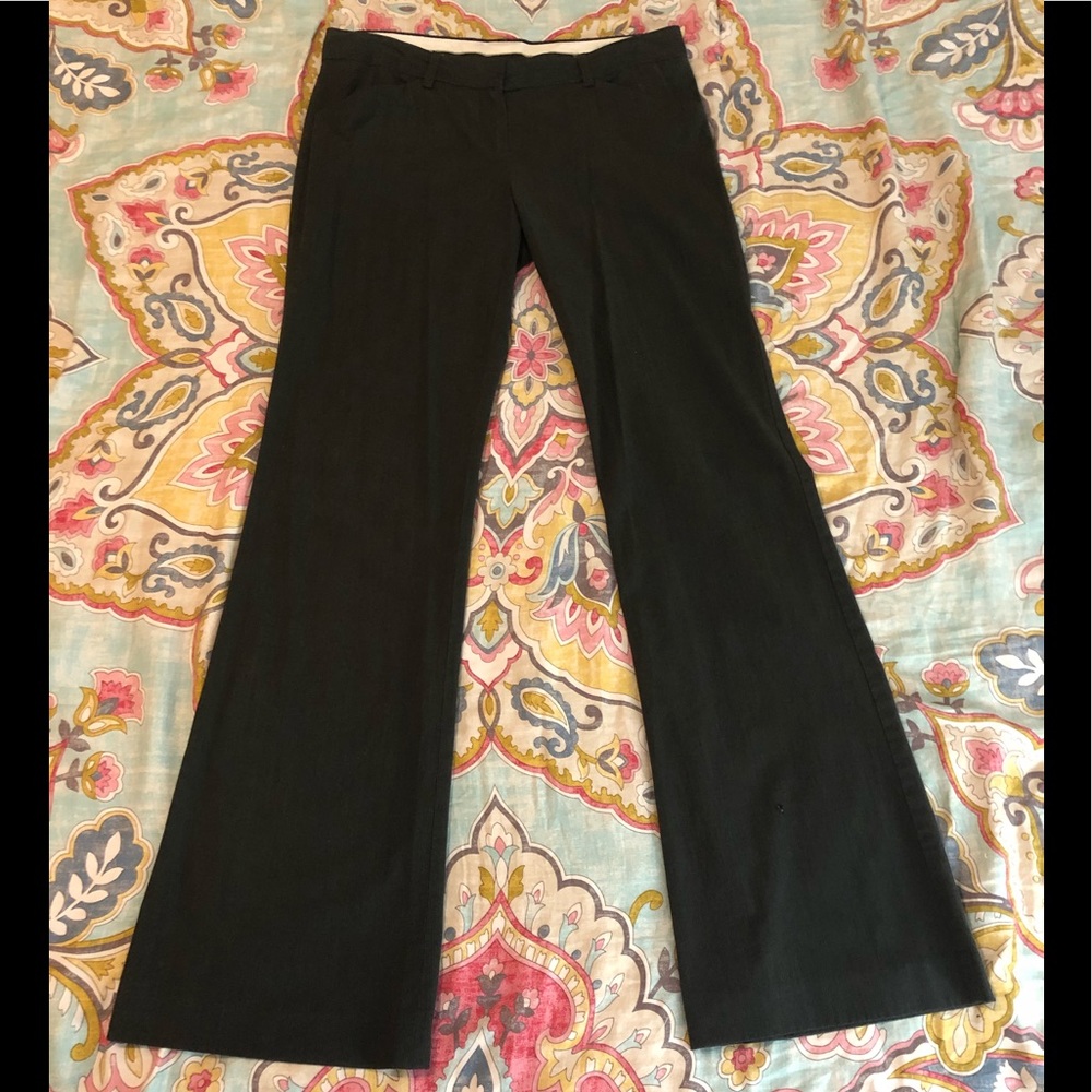 GUC Theory Black Pinstripe flare suit pants Size 8
